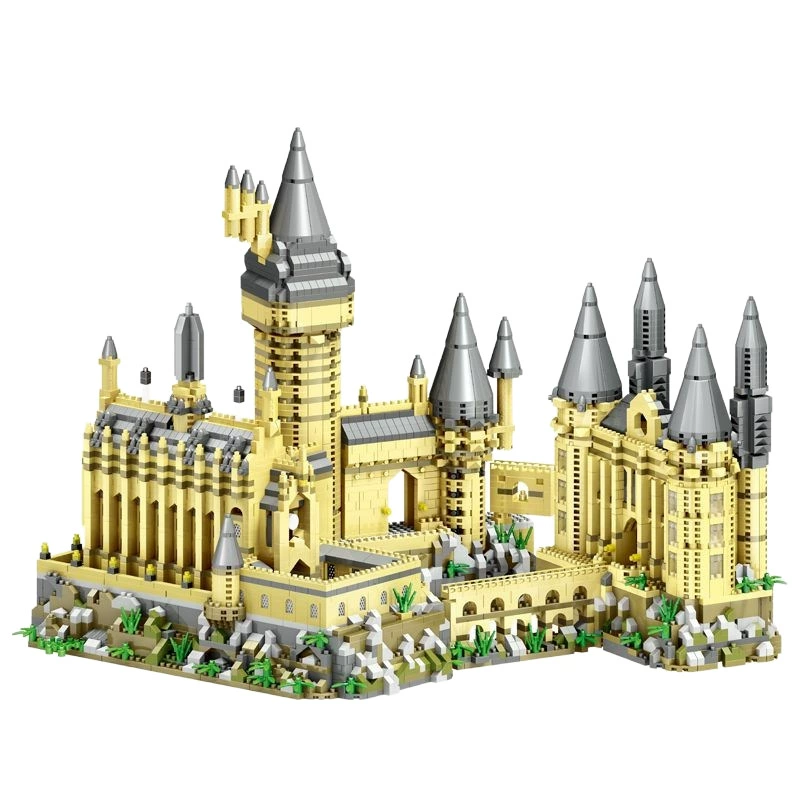 Toy (Lego) Magic Castle School Constructor, High-Difficulty Modular Kits, 3,888–9,888 pcs