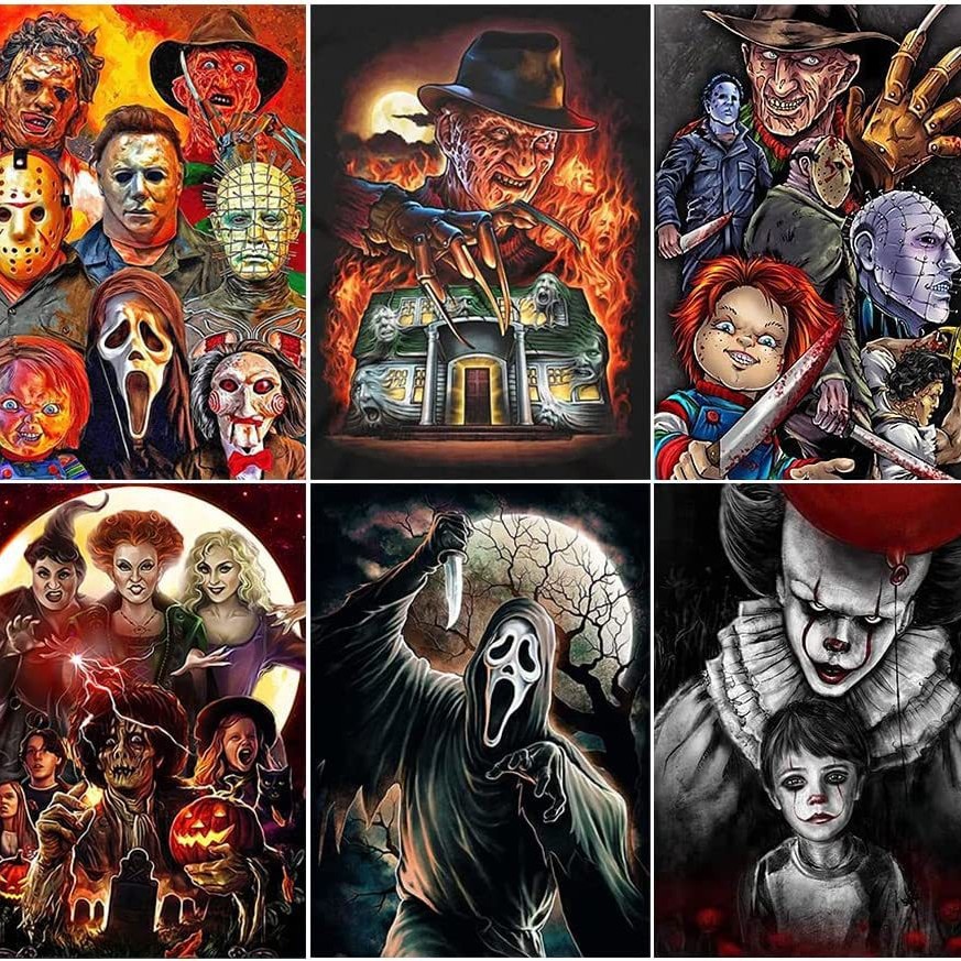 Juego de 6 piezas de pintura de diamante 5d pintura de mampostería diamante cuadrado completo diamond painting Amazon estilo caliente TEMU