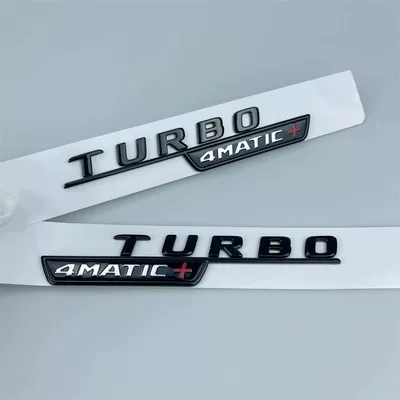 CLA35 CLA200 CLA260 CLA45 car Car logo - standard-turbo4matic-bright-black-pair