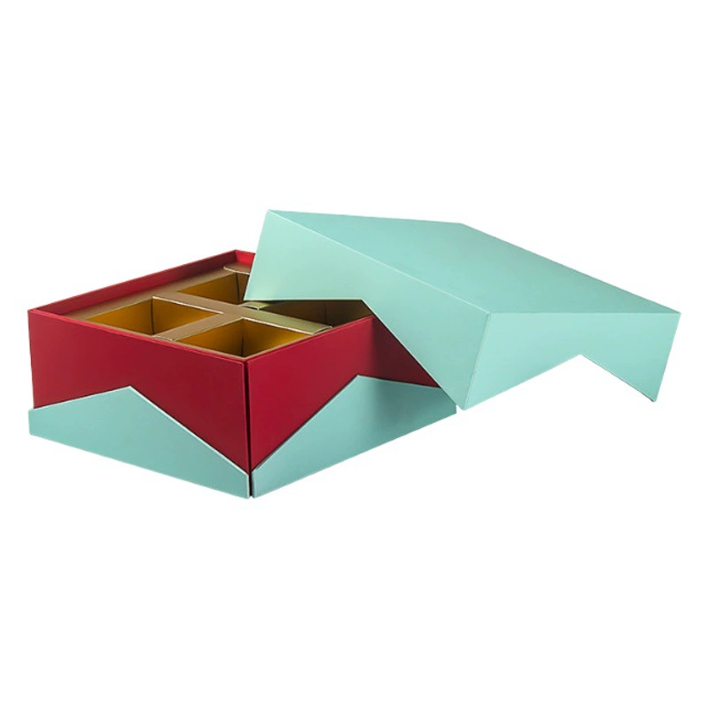 Двухслойный вращающийся плед шоколадный клубничный лунный торт подарочная коробка креативная Подарочная коробка на день рождения крышка коробка для еды