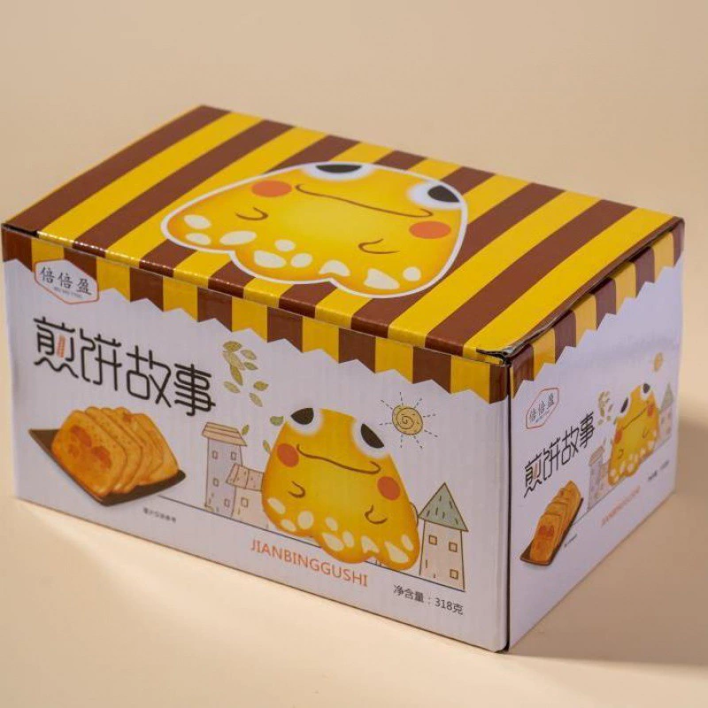 Biscuits Pancake pancake pancake -shaped egg roasted nutrition crispy office pancake snacks independent packaging net red