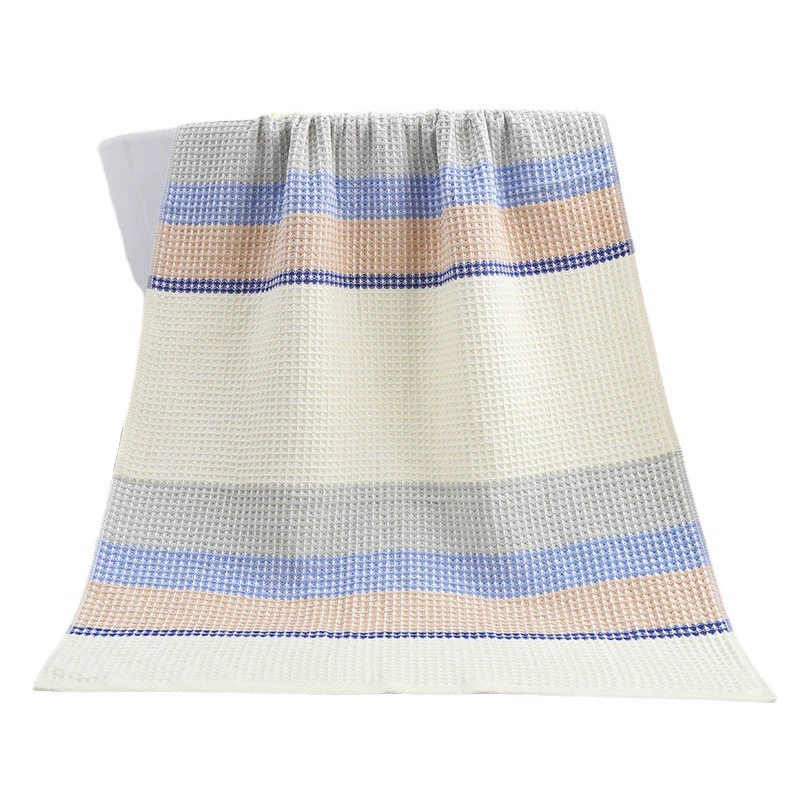 Полотенце вафельное махровое для взрослых, из чистого хлопка, с сотовой структурой, быстросохнущее, для новорожденных, оптом, с возможностью дропшиппинга