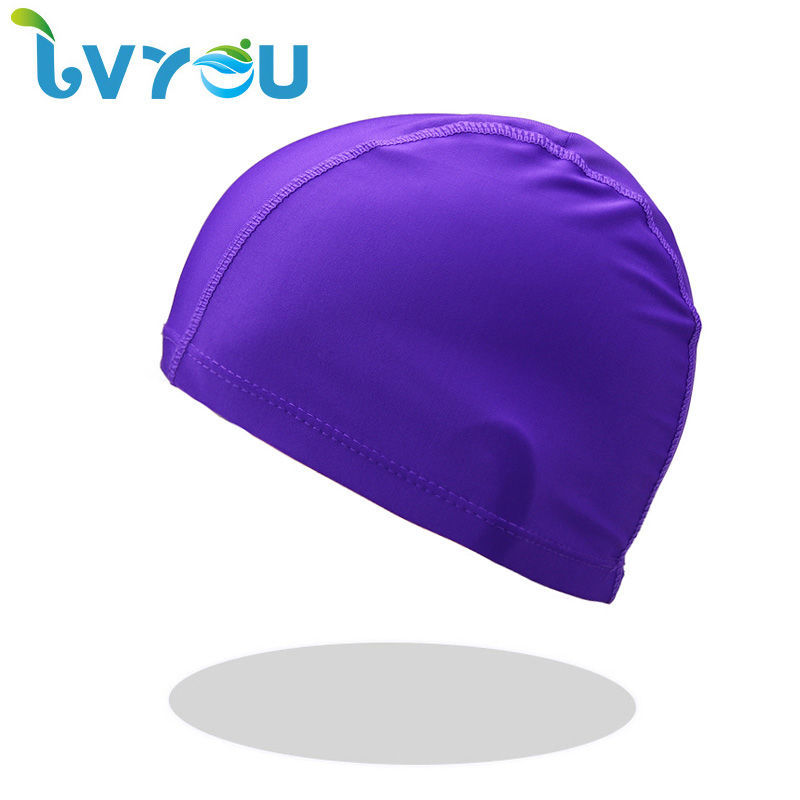 Sombrero de nadador verde, sombrero de nadador de spandex, sombrero de nadador de cabello largo, sombrero de nadador de aguas termales, sombrero de nadador para adultos, unisex, piscina, comercio exterior