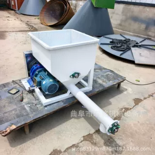 76MM管径除胶剂螺旋喂料机 TGFF 有机肥菌种菌剂螺旋加粉机 62