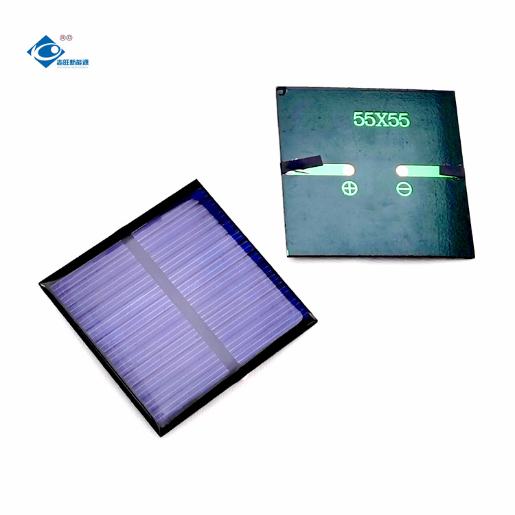 余姚志旺 55×55mm多晶 6V太阳能滴胶板户外发电太阳能电池板组件