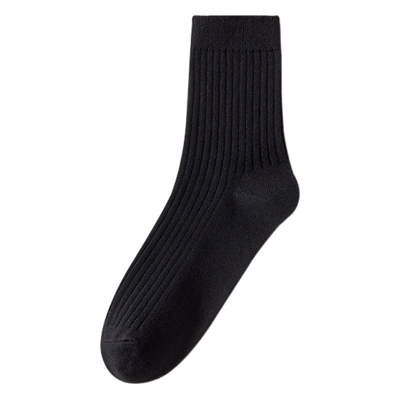 靴下 メンズ 秋冬 二本針靴下 ミッドチューブソックス 抗菌防臭 吸汗スポーツソックス 通気性ビジネスソックス 蘇吉靴下