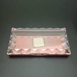 Factory wholesale color transparent lid eyelash packaging box simple daily necessities false eyelash storage box natural multi-purpose