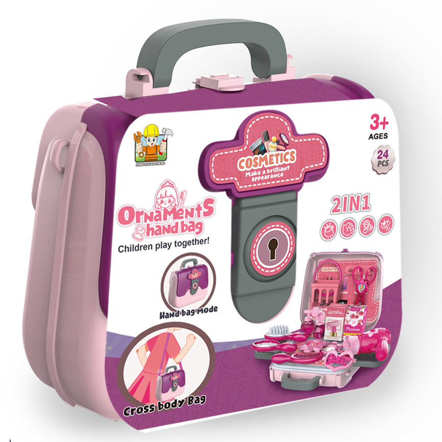 영어 미용 액세서리 휴대용 메신저 가방