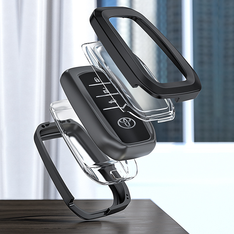 Adecuado para Toyota todo incluido clave caso Camry Prado corona Ruizhi reling El fahanlanda clave caso