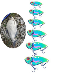 New Product Lure Vibrant Metal Vibrating Micro-Jig Fish Bait Shimmering Flash Full Swim Layer Ice Fishing Fake Lure Submerged VIP Bait