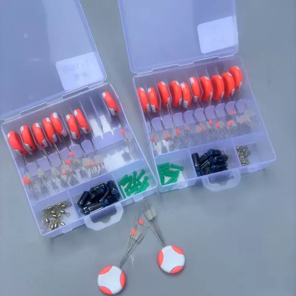 Competitive Silicone Space Bean Set with Figure-Eight Ring, Scale Markings, Money Float Holder, Fishing Gear Accessories, Anti-Tangle Space Bean Combination