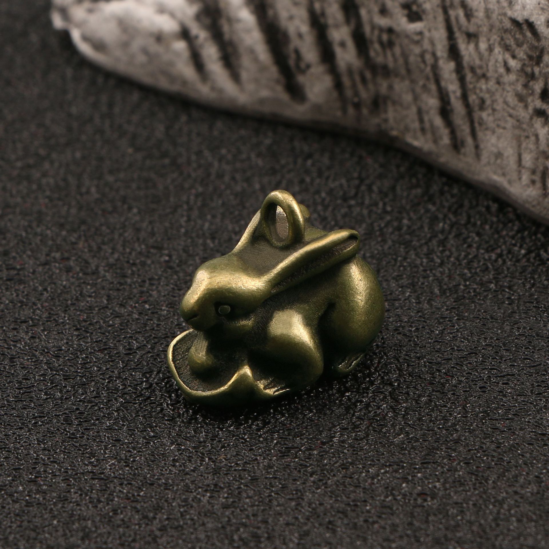 Brass rabbit handmade