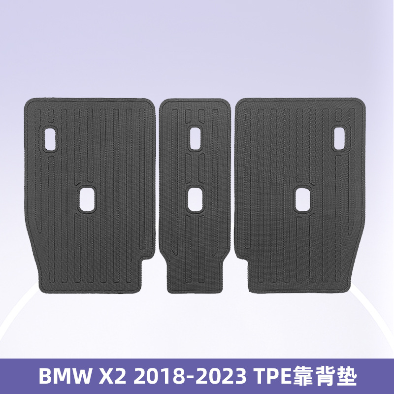 Aplicable a BMW X2 2018 - 2023 3D todo el tiempo TPE almohadilla para los pies almohadilla del maletero