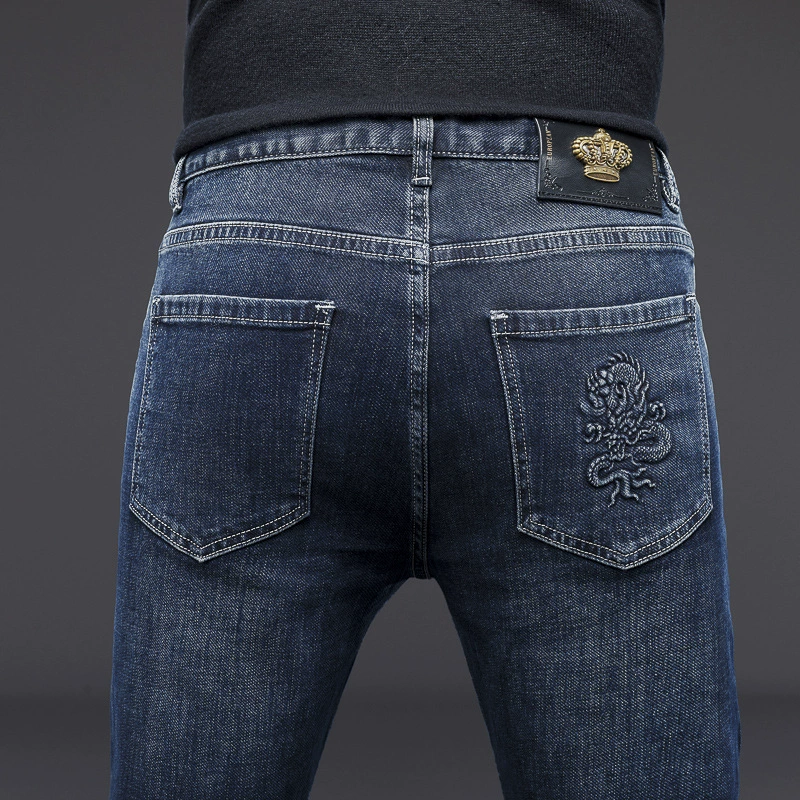 Весенние джинсы, модные штаны, 2023 год, корейский стиль, slim fit