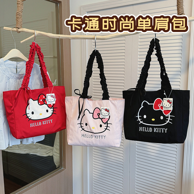 Hellokitty Hello Kitty Co-Branded Bag Dongdaemun Sanrio Cartoon Large Capacity Shoulder Bag Tote Bag Hellokitty Hello Kitty Co-Branded Bag Dongdaemun Sanrio Cartoon Large Capacity Shoulder Bag Tote Bag