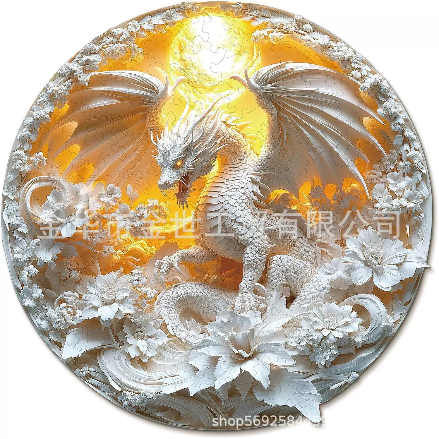 跨境Runway Roosters Jigsaw Puzzle 1000 Pieces有趣的飞龙拼图