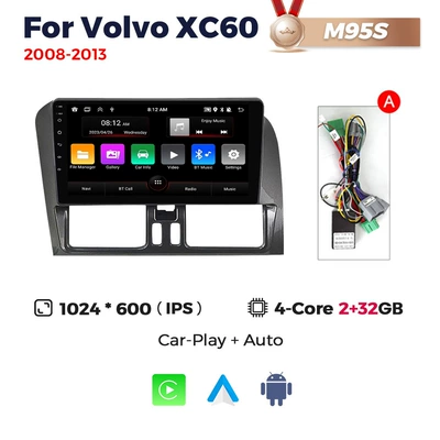 Applicable to Volvo 08-13 DVD Navigation - m95s-232-quad-core-wifi-version