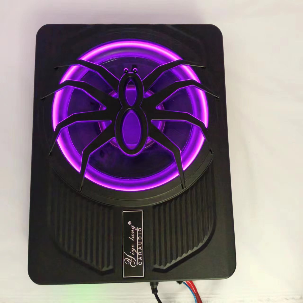 Simple version of car audio modified spider with lights 10 inch high-power active car ultra-thin subwoofer wholesale