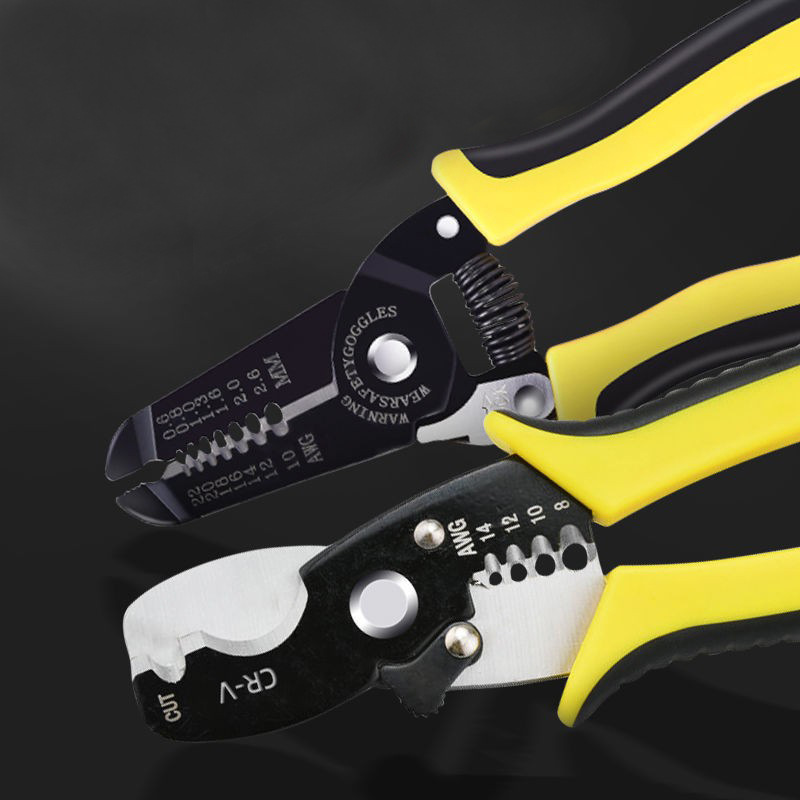 剥线钳电工电缆剥线钳快速维修剥皮刀剪线扒皮钳子拔线钳手动工具