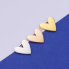 Polishing cloth stainless steel, accessory heart shaped, pendant heart-shaped, mirror effect