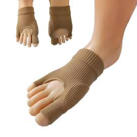 大脚骨拇囊保护套足部护理套针织拇指袜hallux valgus