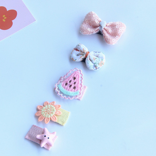 Children's hair accessories girl hair clip baby hair clip princess hair accessories baby hair clip does not hurt hair hair clip