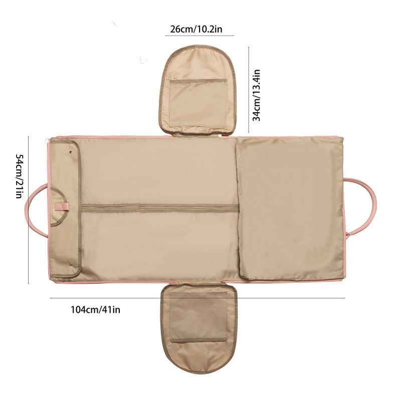 Bolsa de equipaje plegable portátil de ropa de mujer bolsa de fitness al aire libre multifuncional bolsa de ropa portátil de almacenamiento durante la noche