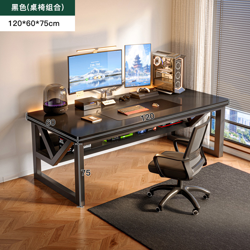 Escritorio para computadora escritorio escritorio para el hogar banco de trabajo dormitorio rectangular escritorio doble mesa de juegos escritorio simple