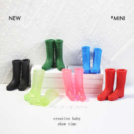 微缩玩具模型微景场景娃娃屋配件长筒雨靴雨鞋