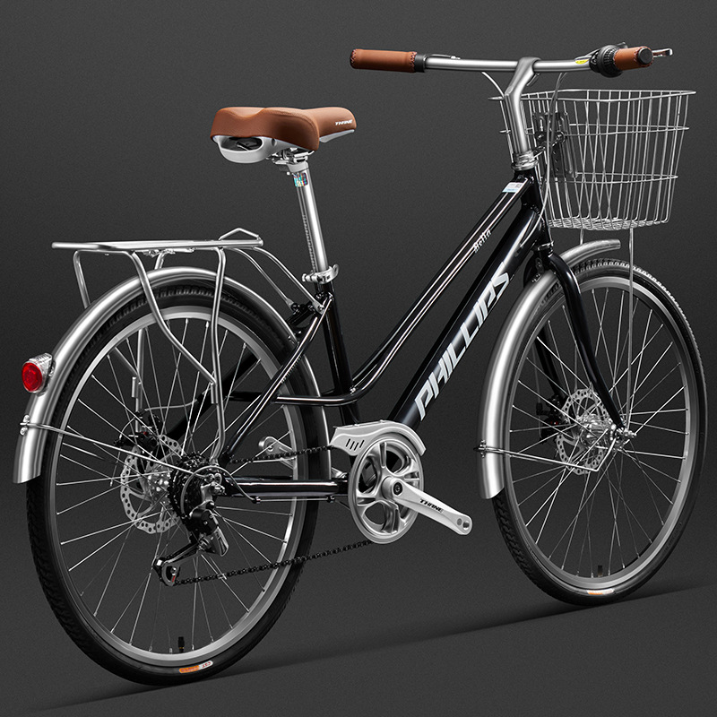 Philips Commuter Bicycle Women's Adult Work Transportation Lightweight Bicycle Men's Urban Variable Speed 26 Inches 24