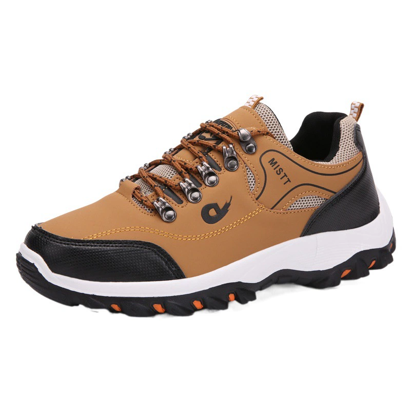 Мужские летние универсальные повседневные кроссовки на плоской подошве с круглым носком, желтые, на шнуровке, с цветными вставками, для активного отдыха, весна-осень