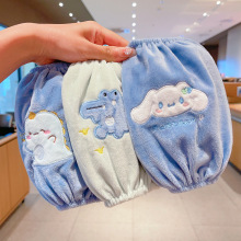2024新款儿童袖套男孩冬季防污袖头耐脏宝宝毛绒护袖学生服套袖冬