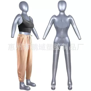 现货批发充气PVC服装模特男女全身假人模型 裤模下半身女人体