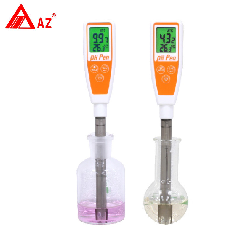台湾衡欣AZ8692手持式实验ph计水质PH仪酸碱度值测试笔