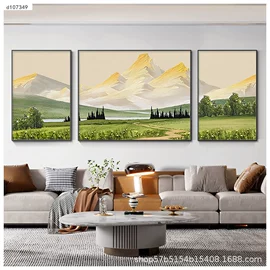 现代装饰画;油画