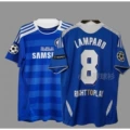 11-12 UCL Champions Chelsea Home #8 Lampard + Patch