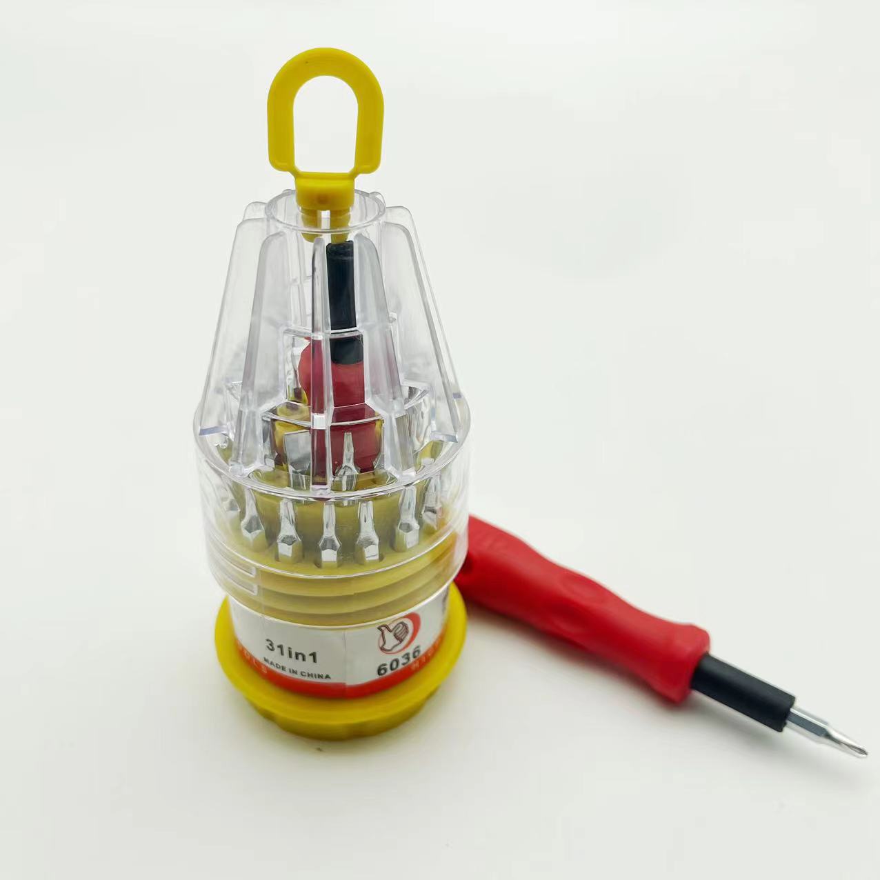 Destornillador 31 en 1 destornillador herramienta de reparación de teléfono móvil cruzado pagoda juego de destornillador multifunción 6036