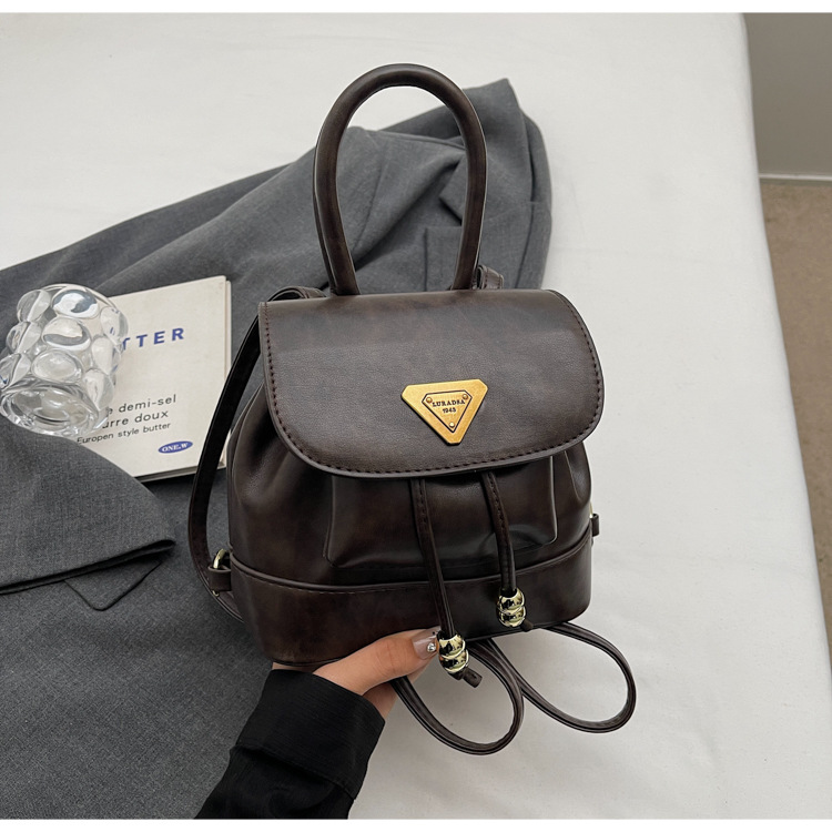 This is a new, stylish, mini, lightweight and cute shopping backpack for girls in the autumn of 2024 undefined