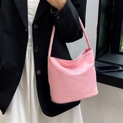 伴手礼韩国手提尼龙布原创女包礼品潮时尚刺绣腋下包百搭单肩包包