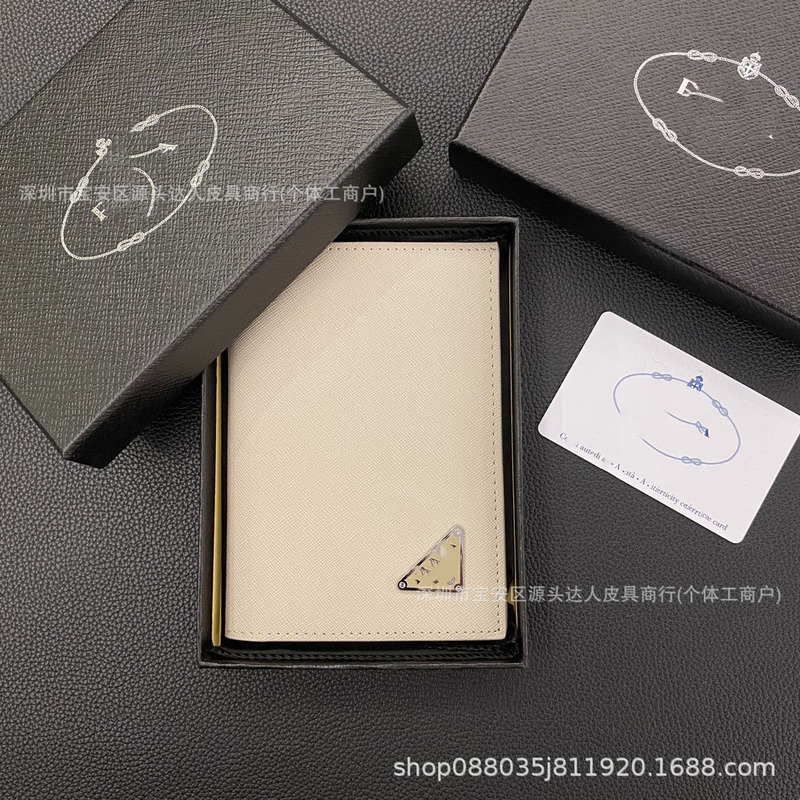 高档钱夹潮牌卡包护照套批发欧美奢华皮质多功能卡套证件三角标普|undefined