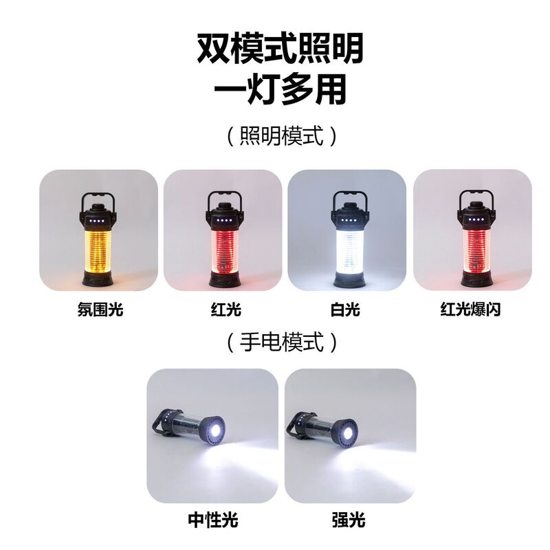 Mountain Guest Forest Lighthouse Camping Lamp Flashlight Portable Multifunctional Long-Lasting Lighting Portable Rechargeable Camp Light Mountain Guest Forest Lighthouse Camping Lamp Flashlight Portable Multifunctional Long-Lasting Lighting Portable Rechargeable Camp Light