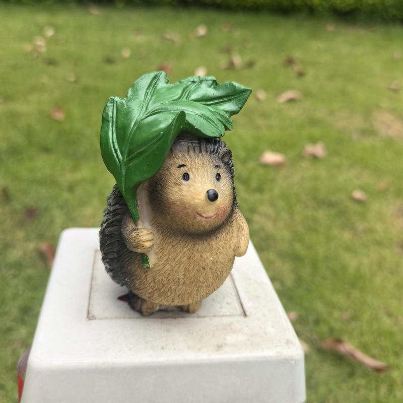 マイクロ風景装飾品小さなハリネズミ DIY 多肉植物装飾クリエイティブ動物ハリネズミ花盆栽アレンジメント樹脂小さな装飾品|undefined