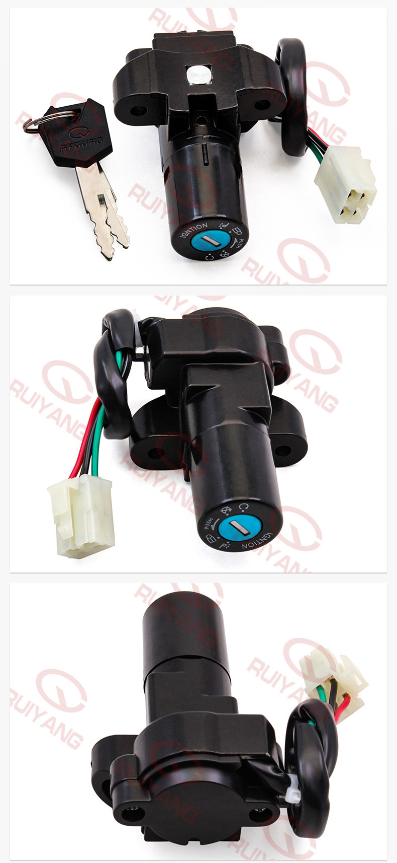 Motorcycle Accessories Suitable for GS500 Set Lock 01-10 Years Electric Door Lock Fuel Tank Cap Lock Full Car Lock