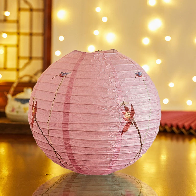 2025 New Style Fortune Mid-Autumn Festival National Style Lanterns National Day Decoration Handmade Lanterns Shopping Mall Window Spring Festival Lanterns