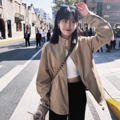 现货高版本RL拉夫刺绣小马标男女同款哈灵顿飞行工装夹克外套上衣