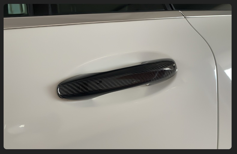 Suitable for Mercedes-Benz A-Class C-Class E-Class S-Class Cla Gla Glc Gle Gls Amg Gt Carbon Fiber Exterior Handle