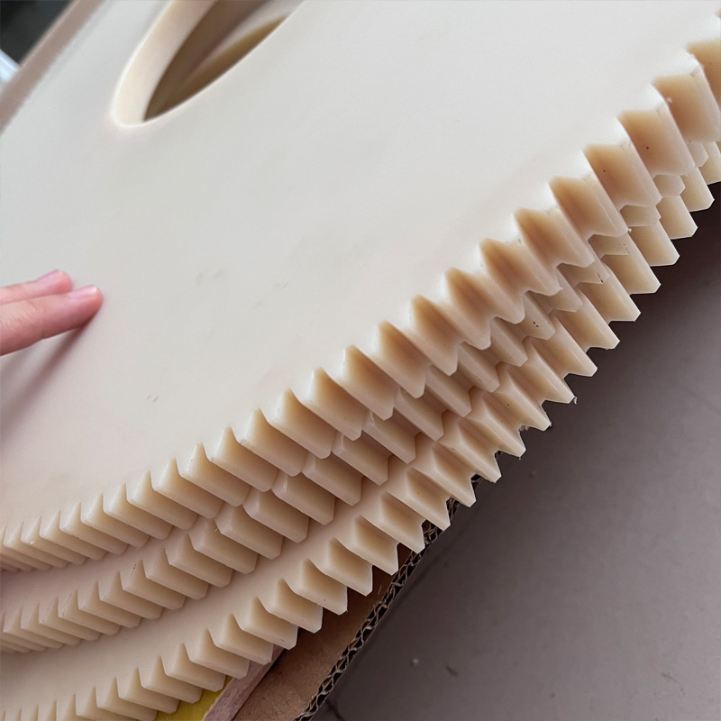 无锡厂家供应尼龙齿轮黑色本色米黄色白色大直径齿轮盘