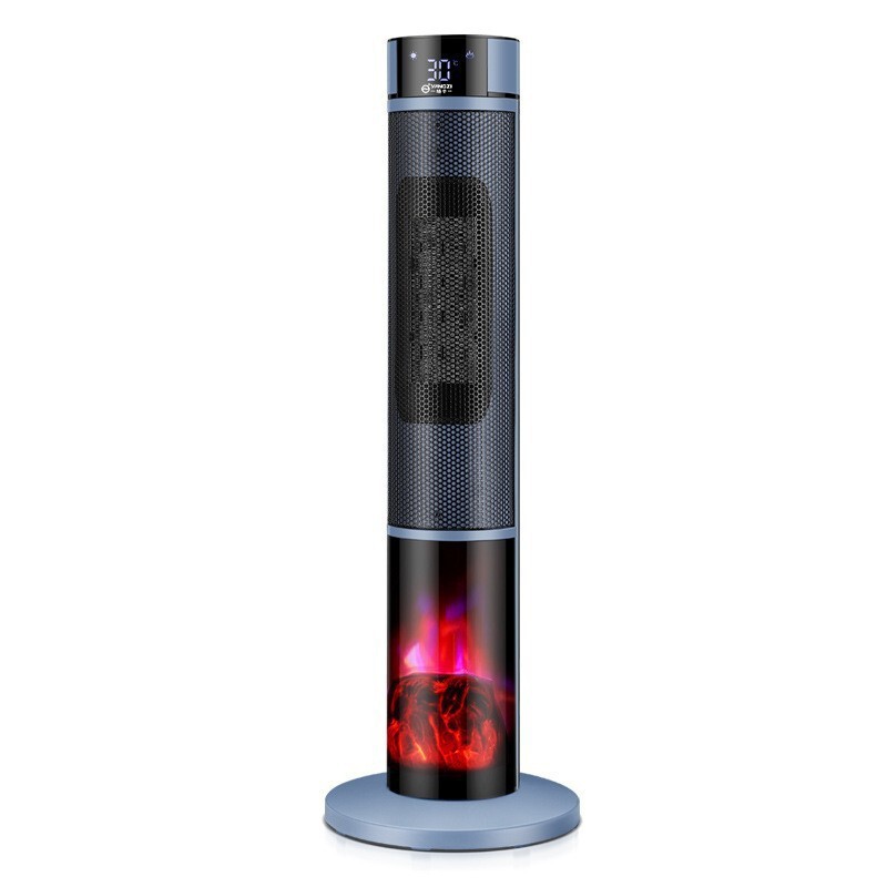 揚子ヒーター新型縦型3dシミュレーション炎大面積知能音声制御電気ヒータープレゼント|undefined