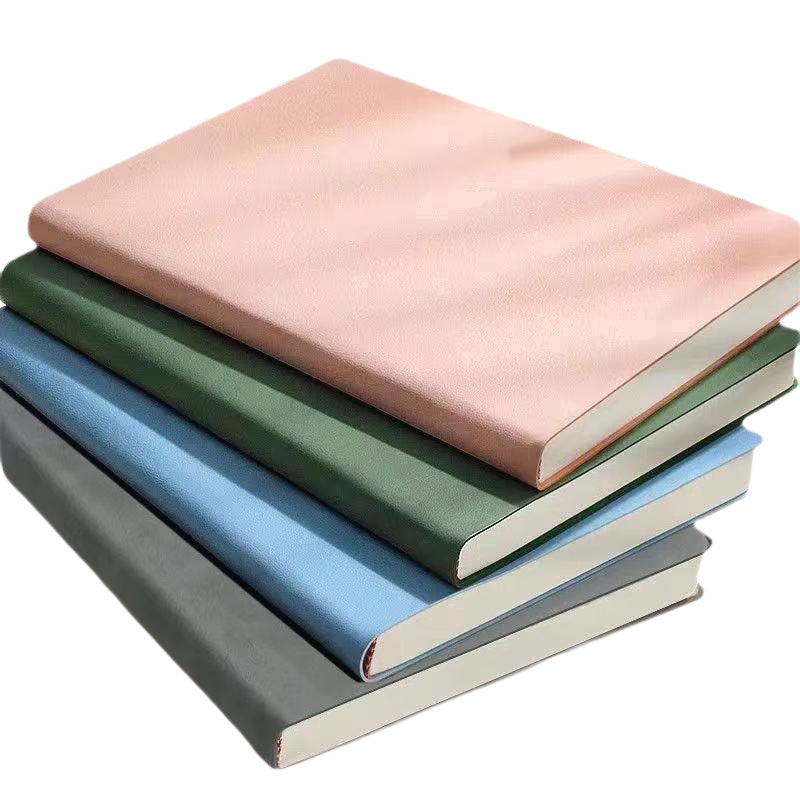 A5 Thickened Sheepskin Notebook for Business, Office, Students, and Exam Preparation; Simple B5 High-Appearance Soft Leather Notebook