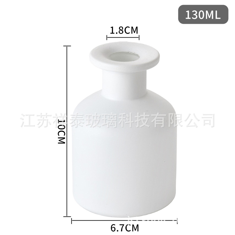 Botella de fragancia simple, taza de vela de moda, atmósfera romántica en el hogar, combinación de bambú y madera, cubierta de metal, tablero de vela de fragancia de vidrio